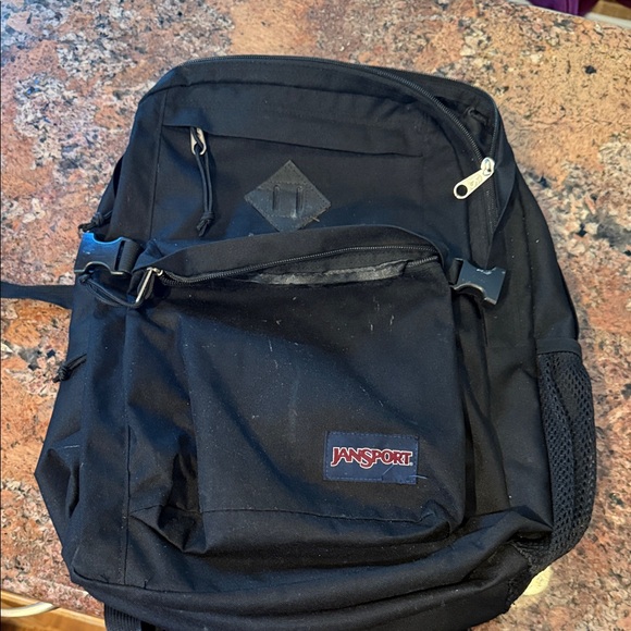 JanSport Classic Black Backpack - Picture 1 of 3